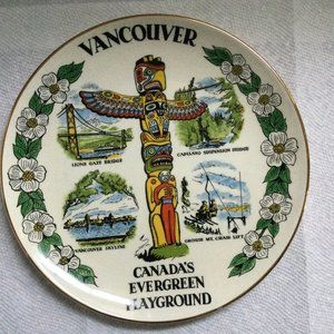 Vintage Royal Winton England Coast Craft Vancouver Canada Collectible Plate